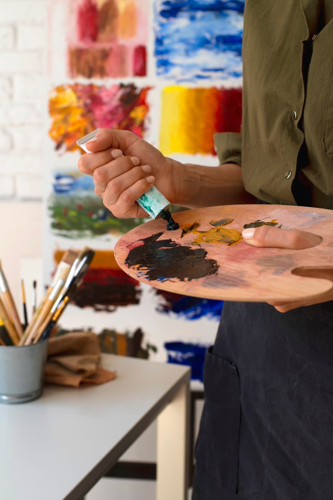 Art Therapy Session Visual Representation